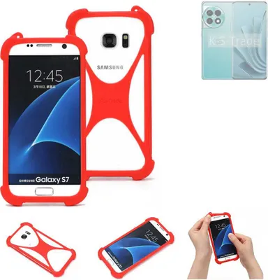 Produktbild von K-S-Trade Handy-Hülle kompatibel mit OnePlus Ace 2 Pro Schutz-Hülle Bumper Silikon Schutz Hülle Cover Case Silikoncase Silikonbumper TPU Softcase