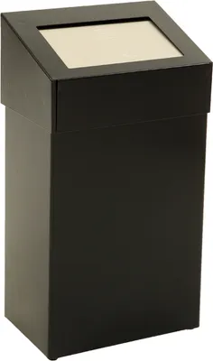Produktbild von Abfallbehälter mit Pushdeckel 18 Liter schwarz (31719624)