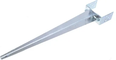 Produktbild von Aqbau® Pfostenträger Verstellbar 0-120 x 750 Einschlaghülse Einschlagbodenhülse