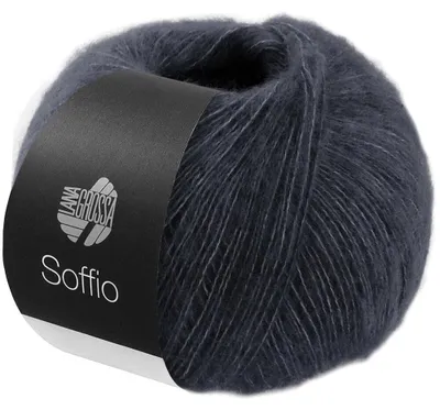Produktbild von Lana Grossa - Soffio 0019 anthrazit