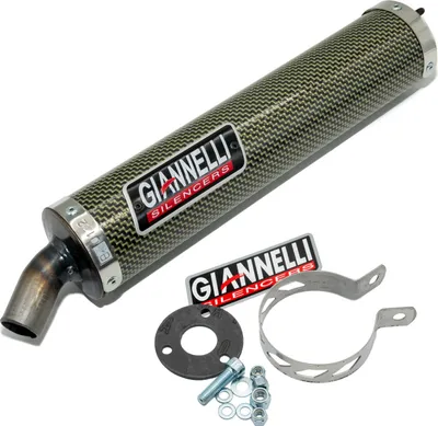 Zdjęcie produktu dla Układ wydechowy Giannelli Aramid, z certyfikatem ABE, kompatybilny z Hondą NSR 125 R 2T
