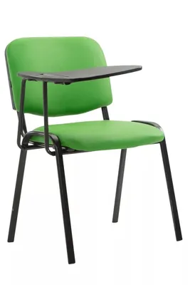 Immagine prodotto di Sedia In And OutdoorMatch Rosalee - Verde - 2 in 1 - Con tavolo pieghevole - Per la classe - Piano d'appoggio - Pelle finta