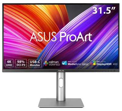 Produktbild von ASUS ProArt PA329CRV, 80 cm (31.5"), 3840 x 2160 Pixel, 4K Ultra HD, LCD, 5 ms, Schwarz