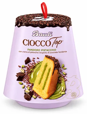 Produktbild von Pandoro Cioccotop Pistacchio 750 g – Bauli