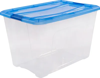 Produktbild von IRIS OHYAMA Clear Box NTB-60, transparent-blau 6298