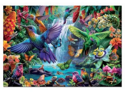 Produktbild von EDUCA Puzzle Tropische Kolibris 1000 dlks