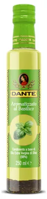Image de Huile d'olive à la basilic, 250 ml, marque Dante