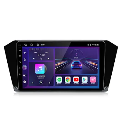 Produktbild von 10" Andriod 15 CarPlay Autoradio 2+64GB Für Passat B8 2015-2021 GPS Navi WIFI RDS BT FM SWC DAB+ DSP 4Kern 2DIN USB