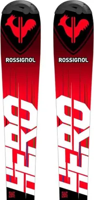 Immagine prodotto di ROSSIGNOL Hero JR Ski + Kid 4 GW attacchi da sci (100-140cm) Set da sci per bambini rosso 100 cm