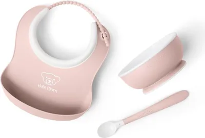 Produktbild von BabyBjörn Babygeschirr 3-teilig Pastellrosa