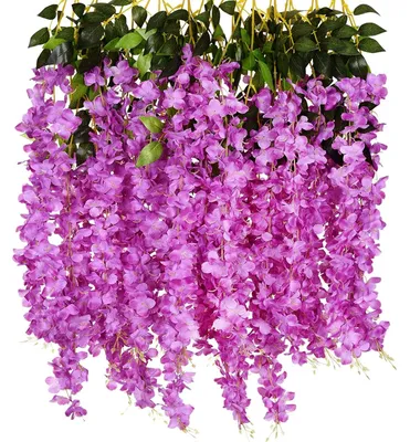 Immagine prodotto di Omgoods - 12 rami di wisteria artificiale per decorazioni