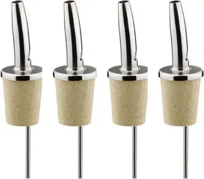 Produktbild von 4 Ausgießer aus Edelstahl und Kork