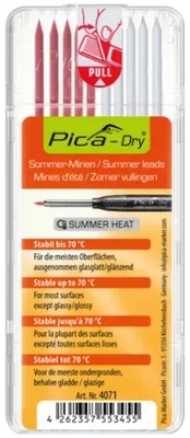 Produktbild von Pica Dry 10 x Ersatzminen Sommer Set 5 x Rot 5 x Weiß wasserfest