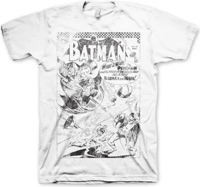 Produktbild von Batman - Umbrella Army Distressed T-Shirt - X-Large - White