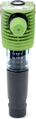 A product shot of a water filter with a pressure reducer.