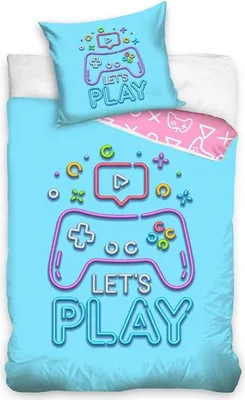 Immagine prodotto di Gamer Bettbezug let's Play 140 x 200 cm - 60 x 70 cm
