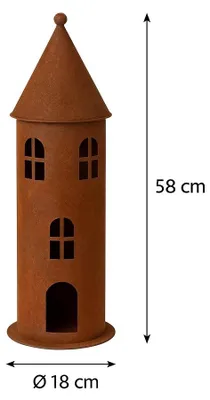 Produktbild von Windlicht "Turm" 58 cm