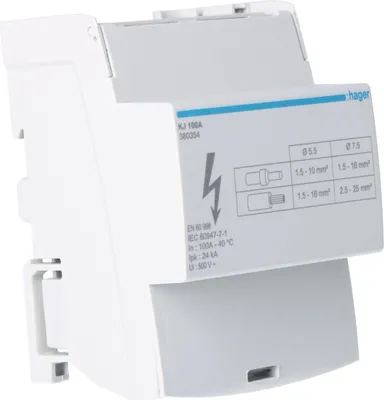 Produktbild von Hager KJ100A, 71 mm, 44 mm, 97 mm