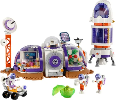 Imagen del producto de Base espacial de Marte LEGO Friends con cohete, juguete espacial con transbordador espacial y 4 figuras de astronautas, regalo para niñas y niños a partir de 8 años que les gusta la ciencia y la tecnología. Modelo 42605