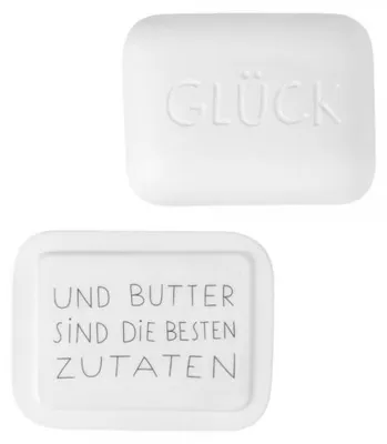 Produktbild von Räder Design Butterdose Guten Morgen Glück (Groß)