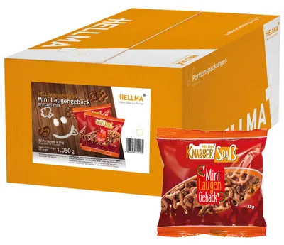 Produktbild von Hellma Mini Laugengebäck 70x15g