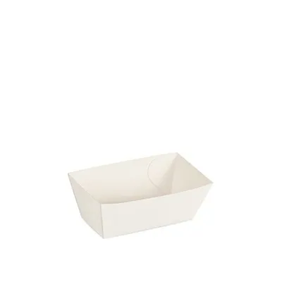 Produktbild von Saucentrays, Pappe "pure" 3,5 cm x 3 cm x 7 cm weiss "Good Food"