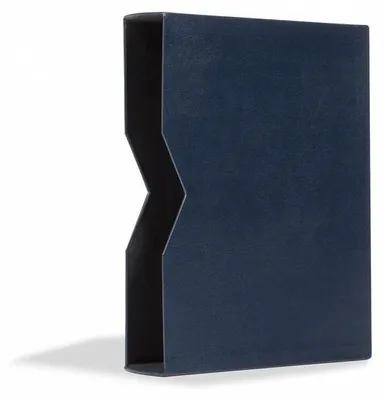 Produktbild von Schutzkassette für Einsteckbuch LEDER, blau