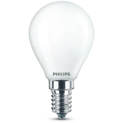 A studio shot of a white LED light bulb with a silver screw base against a white background.