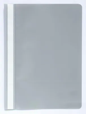 Produktbild von Exacompta 449210B Sichthefter A4 grau Polypropylen mit Beschriftungsstreifen