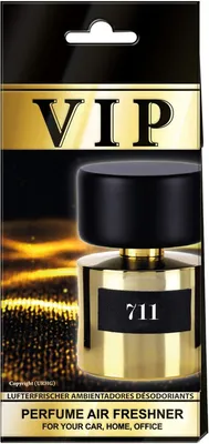 Zdjęcie produktu dla Odświeżacz powietrza 3 x Zapach Samochodowy VIP 711, Drzewko zapachowe, Do domu i samochodu