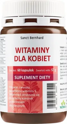 Immagine prodotto di Sanct Bernhard Vitamine per le donne 60 capsule BI5347