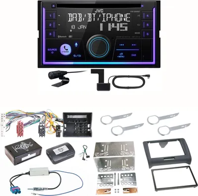Produktbild von JVC KW-DB95BT Bluetooth Digitalradio Einbauset für Audi TT 8J