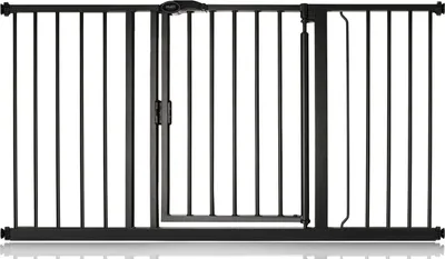 Produktbild von Bettacare Auto Close Haustiergitter, 139.8cm - 146.8cm, Schwarz