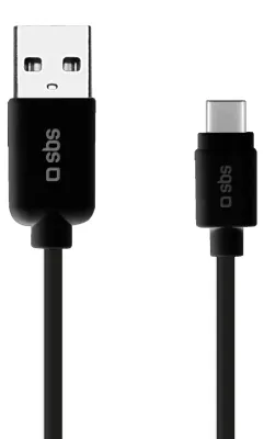 Obrázek produktu pro SBS TECABLEMICROC30K, 1,5 m, USB A, USB C, USB 3.2 Gen 1 (3.1 Gen 1), Samec/samec, Černá