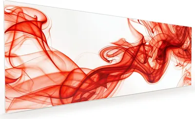 Produktbild von Küchenrückwand Spritzschutz Glas mit Motiv Abstrakter Rauch 40 x 40 cm