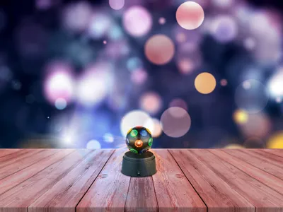 Produktbild von GLOBO 28017 DISCO Tischleuchte Kunststoff schwarz, LED