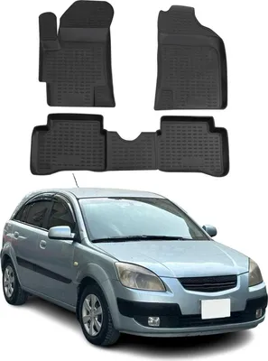 Immagine prodotto di 2005-2011 Kia Rio tappetini TPE nero 4 pz