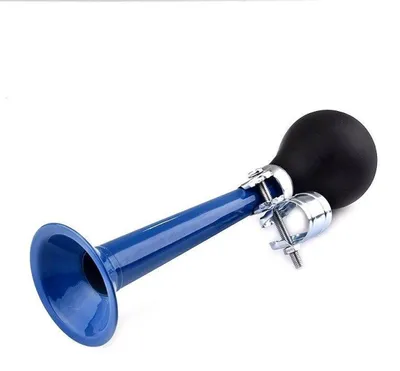 Image de Go Go Gadget – Klaxon de vélo – Klaxon pneumatique – Pompe à air pour vélo – Sonnette de vélo – Bleu
