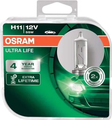 Produktbild von Lampe Birne 2x Original Osram ULTRA LIFE / Fassung H11 55W Scheinwerfer