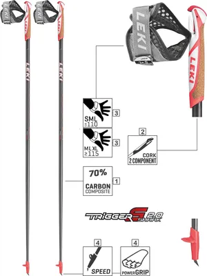 Immagine prodotto di LEKI - 65025601125 - Bastoncini da trekking - Lunghezza 125 cm