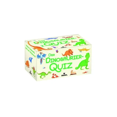 Produktbild von MOS90376 - Das Dinosaurier-Quiz, Kartenspiel, 2-5 Spieler, ab 8 Jahren (DE-Ausgabe)