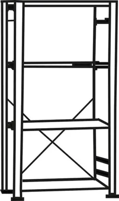 Produktbild von Forum Steckregal Grundfeld2000x1000x500mm verz., 4260612353