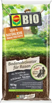 Produktbild von Bodenaktivator für Rasen COMPO  10 kg für 133 m² organisch-mineralischer Bodenhilfsstoff