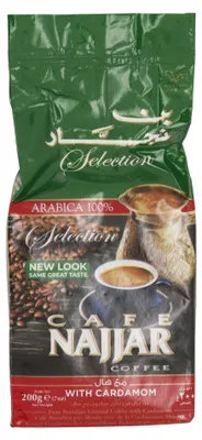 Produktbild von Kaffee Café Najjar | Selection Arabica 100 % mit Kardamom | Gemahlener Kaffee | 200 g
