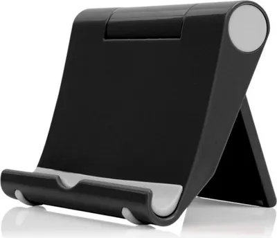 Produktbild von 270 Grad faltbarer Desktop Universal Handy-Tablet-Halter Standhalterung Schwarz