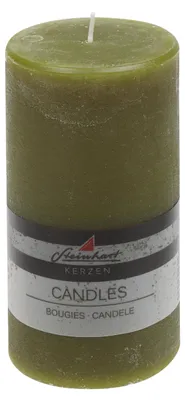 Produktbild von Stumpenkerze "Raureif" Schilf 150/78 mm
