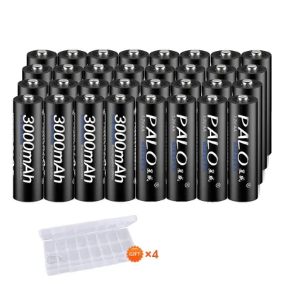 Obrázok produktu pre Nabíjacie batérie AA, kapacita 3000 mAh, technológia NI-MH, 32 batérií AA