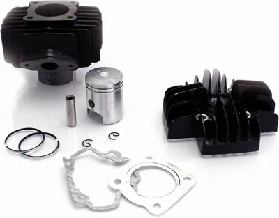 Productafbeelding van TECNIUM Cilinder-zuiger set + cilinderkop - geschikt voor Yamaha PW50