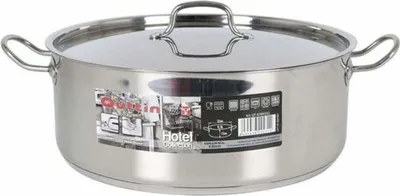 Produktbild von Kasserolle mit Deckel Quttin Edelstahl - 9,5 L