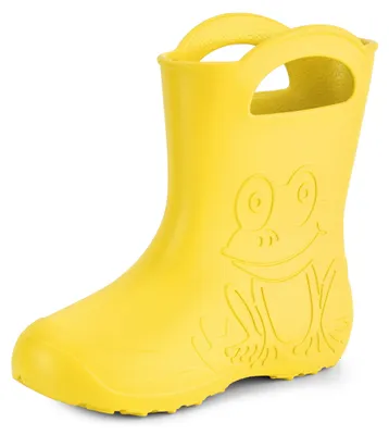 Produktbild von Ladeheid Damen federleichte Eva Gummistiefel Regenschuhe LA-CA-09 (Gelb, 36/37 EU)